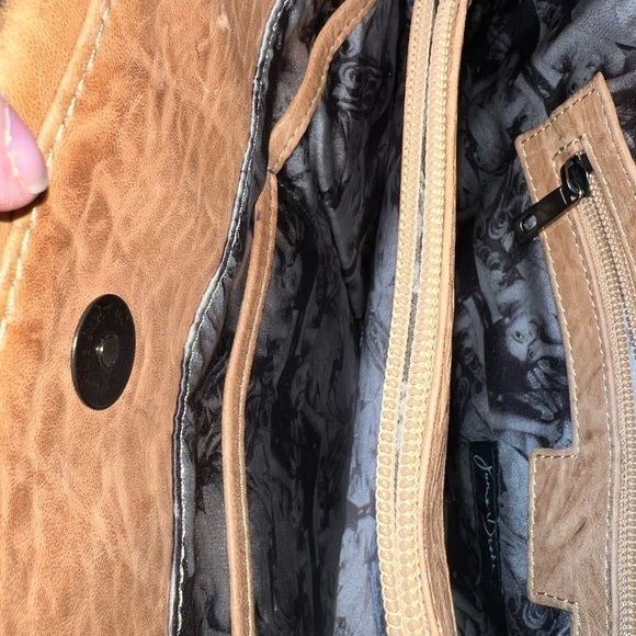 Junior Drake leather tote bag, used twice, good condition! Reinforced feet - Picture 12 of 13